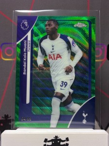 2025-26 Topps Chrome Premier League Randal Kolo Muani Green Wave /99 Tottenham for sale on Ebay