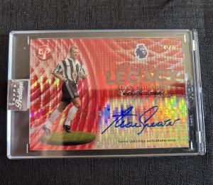 Topps Pristine Premier League 2026 Alan Shearer Newcastle auto PLA-AS Red /5 for sale on Ebay