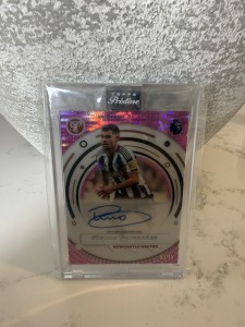 Topps Pristine Premier League Bruno Guimaraes Pink Auto /15 Newcastle United for sale on Ebay