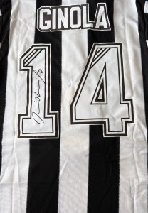David Ginola Signed Newcastle United Home Shirt Newcastle Autograph COA for sale on Ebay