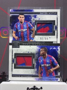 2024-25 impeccable Daniel Munoz / Tyrick Mitchell dual patch /99 Crystal Palace for sale on Ebay