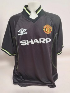 Manchester United Umbro Away Shirt XL Grey Sharp Sponsor for sale on Ebay
