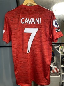 Manchester United 2020/2021 Home Football shirt Cavani 7 for sale on Ebay