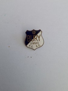 Bury (1952) FC Supporters Club Pin Badge for sale on Ebay