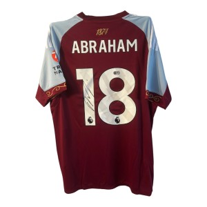 Tammy Abraham Signed Shirt ACG Authentication Aston Villa Jersey Auto Chelsea for sale on Ebay