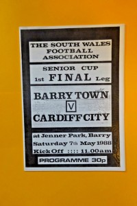 1988   BARRY TOWN v CARDIFF CITY South Wales Senior Cup Final for sale on Ebay