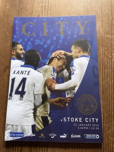 Leicester City V Stoke City 23/01/2016 Programme- Champions Season for sale on Ebay