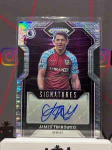 2021-22 panini prizm James Tarkowski signatures breakaway auto Burnley for sale on Ebay