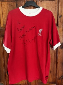 Kenny Dalglish Liverpool Football Shirt Signed Old Style Shirt for sale on Ebay