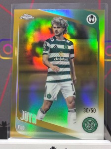 2025-26 Topps Chrome UCC Jota Gold /50 Celtic for sale on Ebay