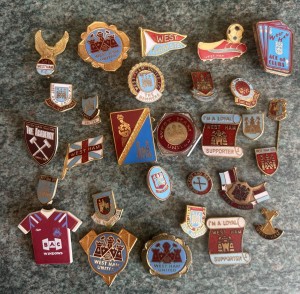 27 X Vintage West Ham United Badges Job Lot for sale on Ebay