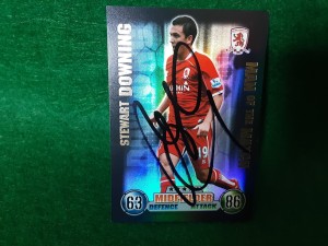 STEWART DOWNING - MIDDLESBROUGH Signed Attax 07/08 M.O.M. Football Trade Card  for sale on Ebay