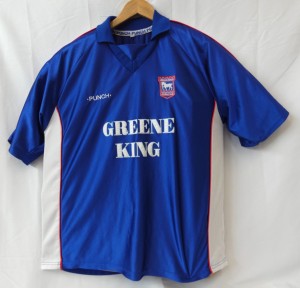 Vtg Ipswich Town Football Club Punch 1999-2001 #25 Greene King XL Shirt (Mar) for sale on Ebay