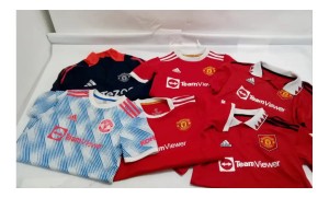 Manchester United Adidas Kids 11-12Y Shirt Bundle x6 Home Away for sale on Ebay