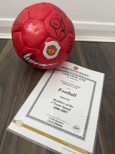 Manchester United Multi-Signed Football 2006-2007 1st Team Squad Original for sale on Ebay