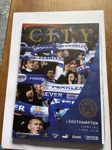 Leicester City V Southampton 03/04/2016 Programme & Poster - Champions Season for sale on Ebay