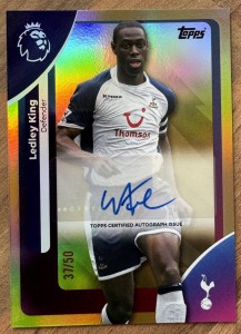 Ledley King Auto /50 Topps Premier League 25/26 Tottenham Hotspur Spurs for sale on Ebay