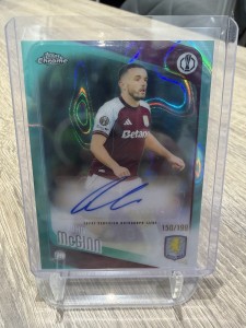 Aston Villa John McGinn /199 Topps UCC Chrome 2025/2026 Auto for sale on Ebay