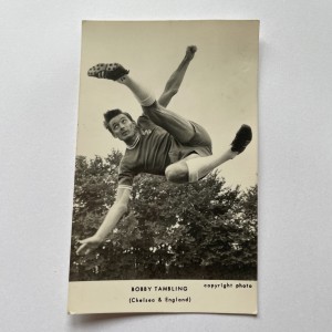 Official Circa 1964 Bobby Tambling Chelsea FC Club Card Postcard Photo. for sale on Ebay