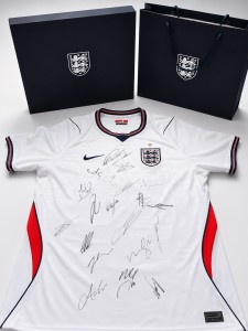 England Signed World Cup 2026 Shirt COA  for sale on Ebay