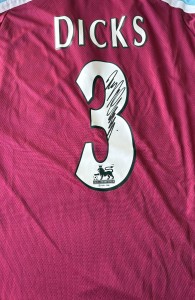 Julian Dicks Signed West Ham United Home Shirt West Ham Autograph COA for sale on Ebay