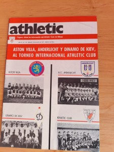 ATH. BILBAO v ASTON VILLA - DYNAMO KIEV - OFFICIAL BILBAO MAGAZINE - JULY  1977 for sale on Ebay