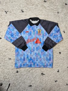 Vintage Gresley Rovers F.C. 1991 F.A. Vase Final Wembley Goalkeeper Jersey for sale on Ebay