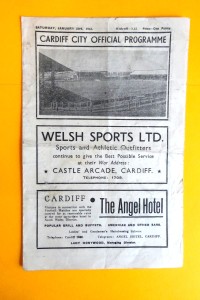 1942/43    CARDIFF CITY v LOVELLS ATHLETIC  Football League War Cup for sale on Ebay