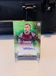 22-23 Topps Inception Uefa Auto West Ham Jarrod Bowen Blue /99 Conference league for sale on Ebay