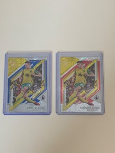 Christos Tzolis /25 rookie card Panini donruss elite 21/22 Arsenal Norwich for sale on Ebay