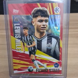 Lewis Miley 01/10 First On Print Topps Future Stars Rookie Newcastle United for sale on Ebay