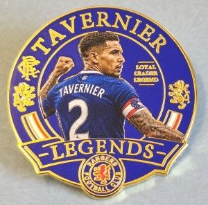 Rangers Fc Badge Tavernier Legends New for sale on Ebay