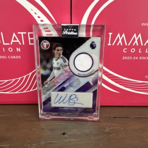 Topps Pristine 2026 Fulham Harry Wilson Match Worn Patch Auto 78/99 for sale on Ebay