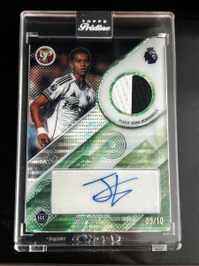 2026 Topps Pristine Premier League Josh King Rookie Card Patch Auto /10 Fulham for sale on Ebay