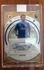 Topps Pristine PL 25/26 -  Iliman Ndiaye FC Everton Autograph numbered /50 for sale on Ebay