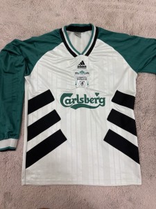 Liverpool Long Sleeved Away Shirt 1993/1995 for sale on Ebay