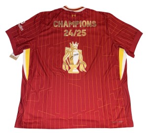 Alexis Mac Allister Signed 24/25 Liverpool PL Champions Shirt With PHOTO PROOF  for sale on Ebay