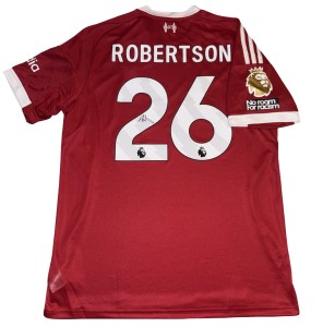 Andrew Robertson Signed 2025/26 Liverpool Home Shirt With PHOTO PROOF for sale on Ebay