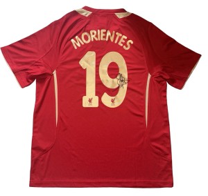 Fernando Morientes Signed Liverpool Home Shirt With PHOTO PROOF  for sale on Ebay