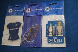 (237)   THREE  VINTAGE CHELSEA FOOTBALL CLUB CAR AIR FRESHENER for sale on Ebay