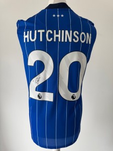 Signed OMARI HUTCHINSON Shirt - Ipswich Town -EXACT PROOF/COA- Chelsea England for sale on Ebay