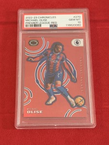 Panini Chronicles Dynagon Michael Olise Crystal Palace #270 Red /99 PSA 10 for sale on Ebay