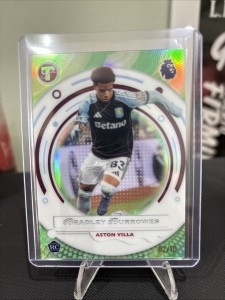 Bradley Burrowes Rookie Card Aston Villa /10 Topps Pristine Premier League 2026 for sale on Ebay