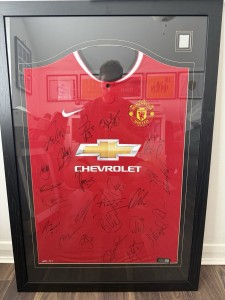 Manchester United 2014/15 Framed Multi Signed Home Shirt COA Certified Original for sale on Ebay