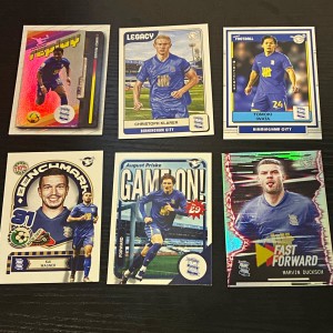 Panini football EFL Birmingham City 6 card bundle for sale on Ebay
