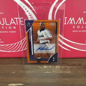 Topps Chrome Premier League 26 Tottenham Les Ferdinand Auto 25/25 Bookend 🔥🔥 for sale on Ebay