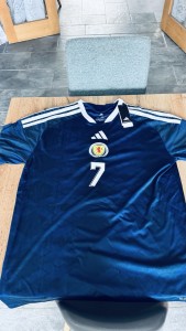Adidas Scotland Home shirt 3XL  McGinn for sale on Ebay