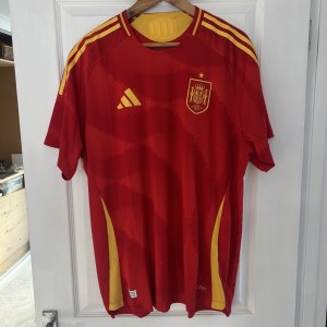 Adidas Spain Euro 2024 Authentic Match Shirt 2XL Heat Ready for sale on Ebay