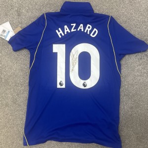 Brand New 2026 Chelsea Home Kit Signed By Eden Hazard With Proof for sale on Ebay