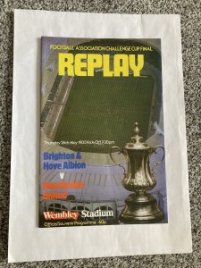 Brighton v Man Utd 1983 FA Cup Final Replay Programme. for sale on Ebay